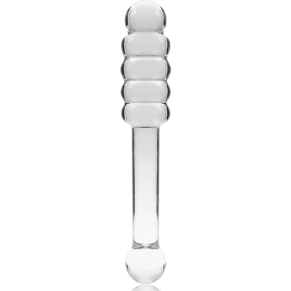 NEBULA SERIES BY IBIZA - MODELLO 20 DILDO IN VETRO BOROSILICATO TRASPARENTE 20.5 CM -O- 3 CM - NEBULA SERIES BY IBIZA | Lingerie Harness Boutique