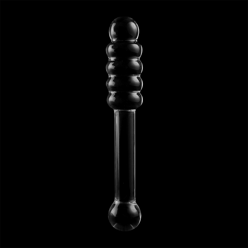 NEBULA SERIES BY IBIZA - MODELLO 20 DILDO IN VETRO BOROSILICATO TRASPARENTE 20.5 CM -O- 3 CM - NEBULA SERIES BY IBIZA | Lingerie Harness Boutique