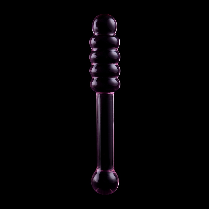 NEBULA SERIES BY IBIZA - MODELLO 20 DILDO IN VETRO BOROSILICATO TRASPARENTE 20.5 CM -O- 3 CM - NEBULA SERIES BY IBIZA | Lingerie Harness Boutique