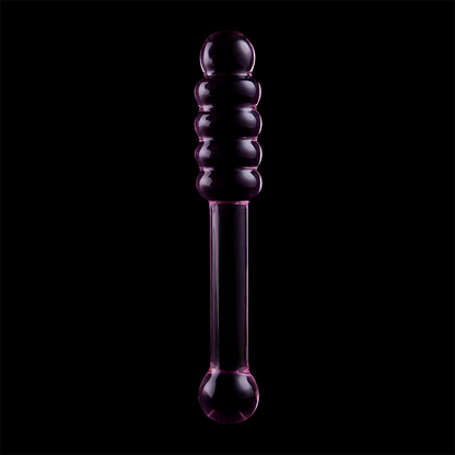 NEBULA SERIES BY IBIZA - MODELLO 20 DILDO IN VETRO BOROSILICATO TRASPARENTE 20.5 CM -O- 3 CM - NEBULA SERIES BY IBIZA | Lingerie Harness Boutique