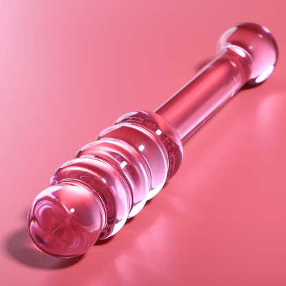 NEBULA SERIES BY IBIZA - MODELLO 20 DILDO IN VETRO BOROSILICATO TRASPARENTE 20.5 CM -O- 3 CM - NEBULA SERIES BY IBIZA | Lingerie Harness Boutique