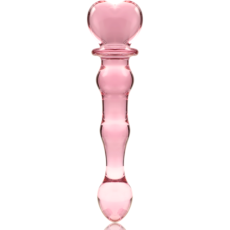 NEBULA SERIES BY IBIZA - MODELLO 21 DILDO IN VETRO BOROSILICATO TRASPARENTE 20.5 CM -O- 3.5 CM - NEBULA SERIES BY IBIZA | Lingerie Harness Boutique