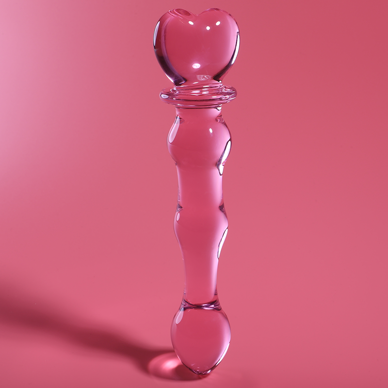 NEBULA SERIES BY IBIZA - MODELLO 21 DILDO IN VETRO BOROSILICATO TRASPARENTE 20.5 CM -O- 3.5 CM - NEBULA SERIES BY IBIZA | Lingerie Harness Boutique