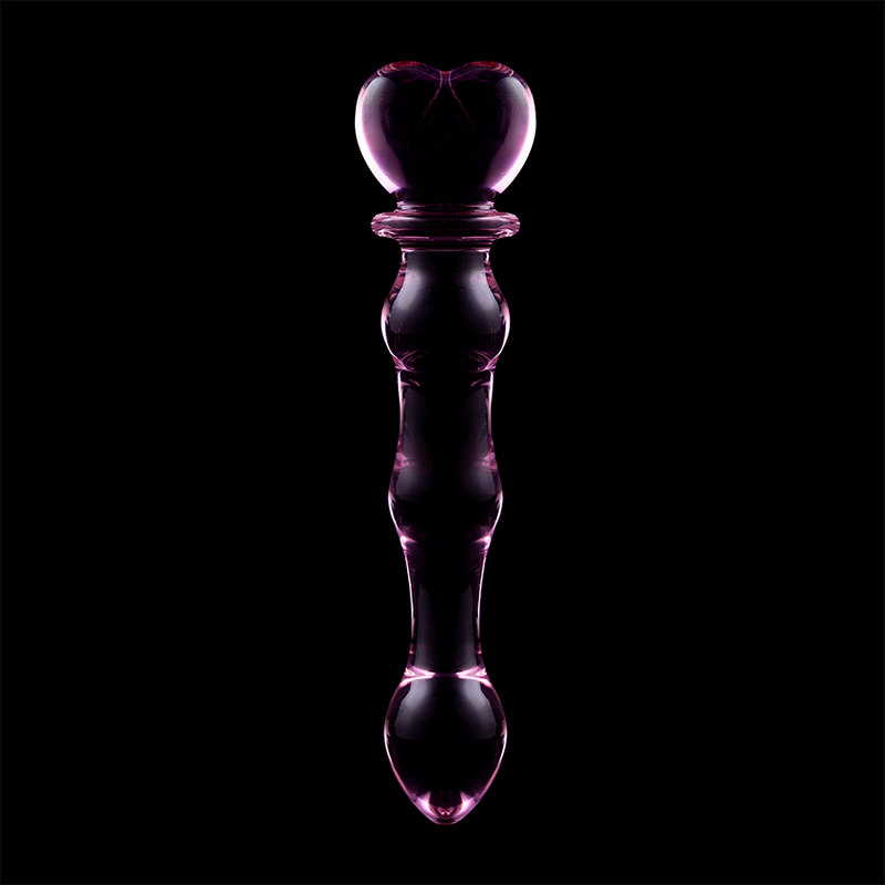 NEBULA SERIES BY IBIZA - MODELLO 21 DILDO IN VETRO BOROSILICATO TRASPARENTE 20.5 CM -O- 3.5 CM - NEBULA SERIES BY IBIZA | Lingerie Harness Boutique
