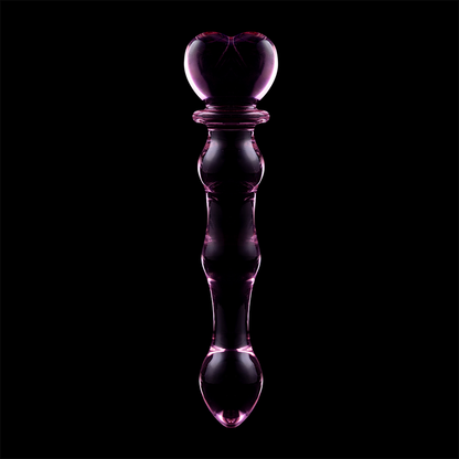 NEBULA SERIES BY IBIZA - MODELLO 21 DILDO IN VETRO BOROSILICATO TRASPARENTE 20.5 CM -O- 3.5 CM - NEBULA SERIES BY IBIZA | Lingerie Harness Boutique