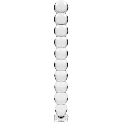NEBULA SERIES BY IBIZA - MODELLO 22 DILDO IN VETRO BOROSILICATO TRASPARENTE 21.5 CM -O- 2.5 CM - NEBULA SERIES BY IBIZA | Lingerie Harness Boutique