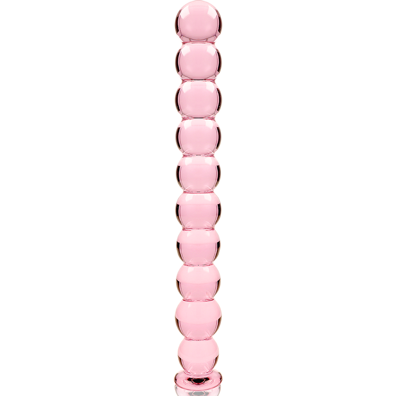 NEBULA SERIES BY IBIZA - MODELLO 22 DILDO IN VETRO BOROSILICATO TRASPARENTE 21.5 CM -O- 2.5 CM - NEBULA SERIES BY IBIZA | Lingerie Harness Boutique