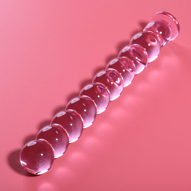 NEBULA SERIES BY IBIZA - MODELLO 22 DILDO IN VETRO BOROSILICATO TRASPARENTE 21.5 CM -O- 2.5 CM - NEBULA SERIES BY IBIZA | Lingerie Harness Boutique