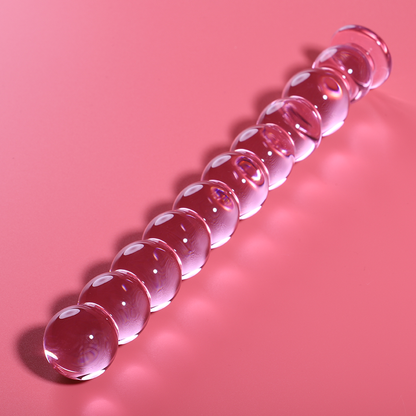 NEBULA SERIES BY IBIZA - MODELLO 22 DILDO IN VETRO BOROSILICATO TRASPARENTE 21.5 CM -O- 2.5 CM - NEBULA SERIES BY IBIZA | Lingerie Harness Boutique