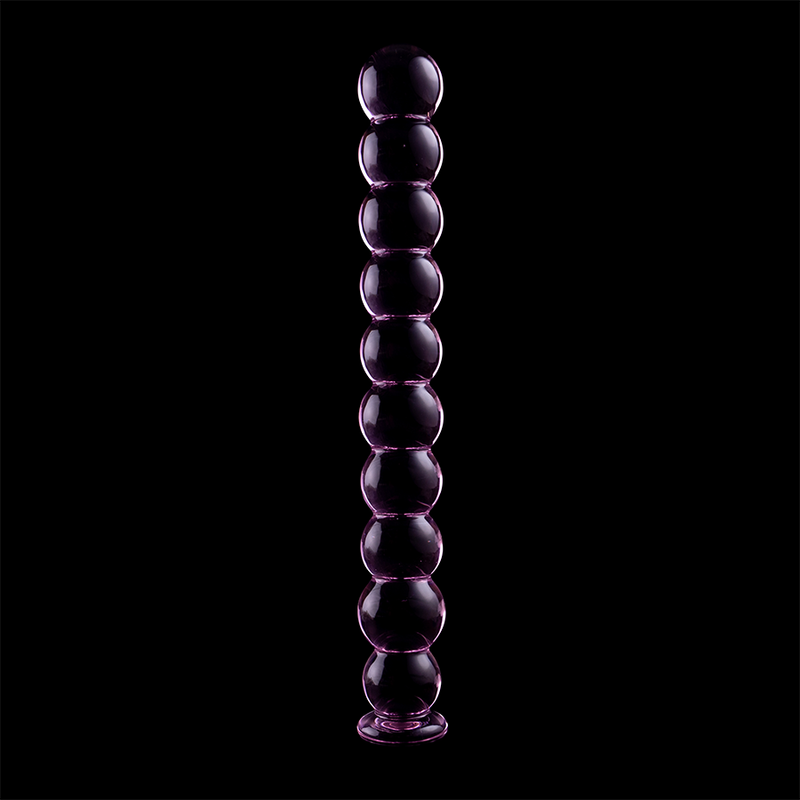 NEBULA SERIES BY IBIZA - MODELLO 22 DILDO IN VETRO BOROSILICATO TRASPARENTE 21.5 CM -O- 2.5 CM - NEBULA SERIES BY IBIZA | Lingerie Harness Boutique