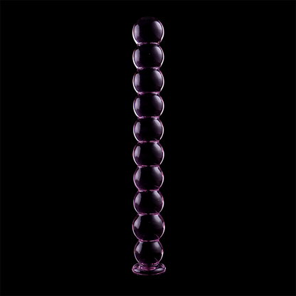 NEBULA SERIES BY IBIZA - MODELLO 22 DILDO IN VETRO BOROSILICATO TRASPARENTE 21.5 CM -O- 2.5 CM - NEBULA SERIES BY IBIZA | Lingerie Harness Boutique