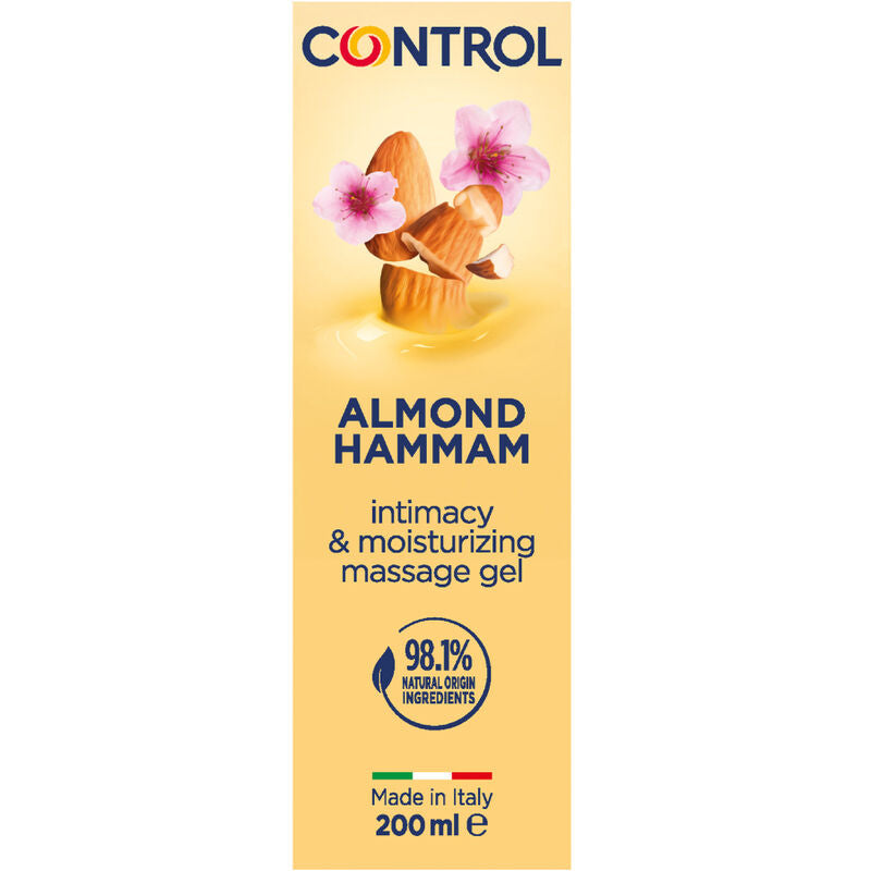 CONTROL - GEL DA MASSAGGIO HAMMAM ALLE MANDORLE 3 IN 1 200 ML - CONTROL LUBES | Lingerie Harness Boutique