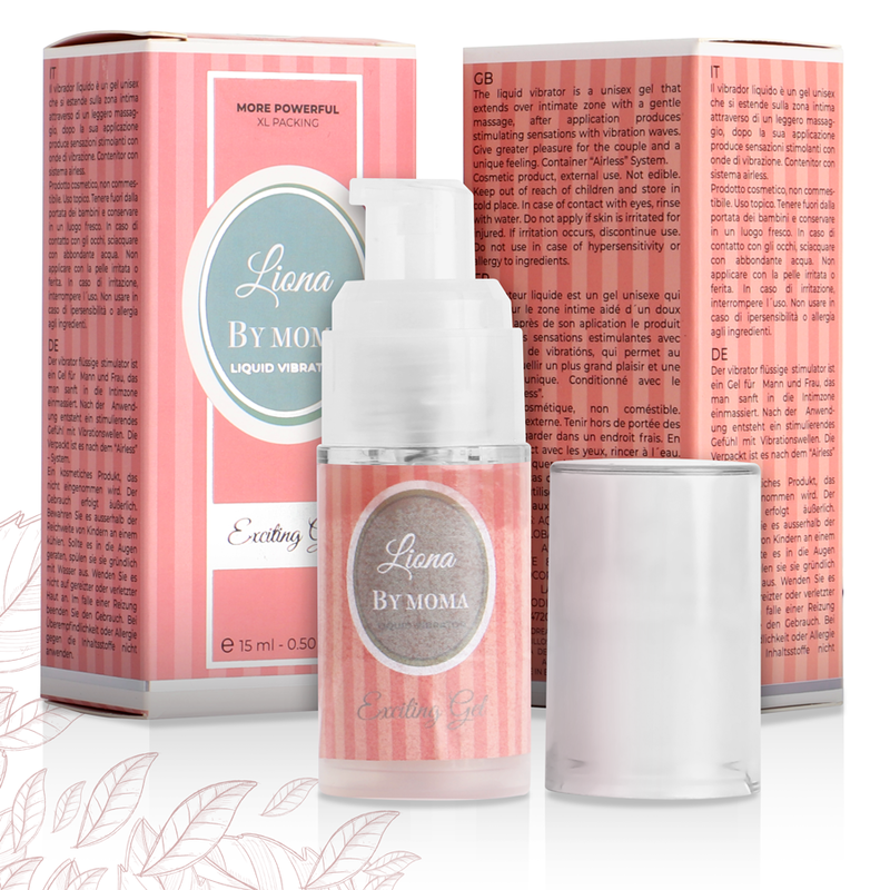 LIONA BY MOMA - VIBRATORE LIQUIDO ECCITANTE GEL15 ML - LIONA BY MOMA | Lingerie Harness Boutique