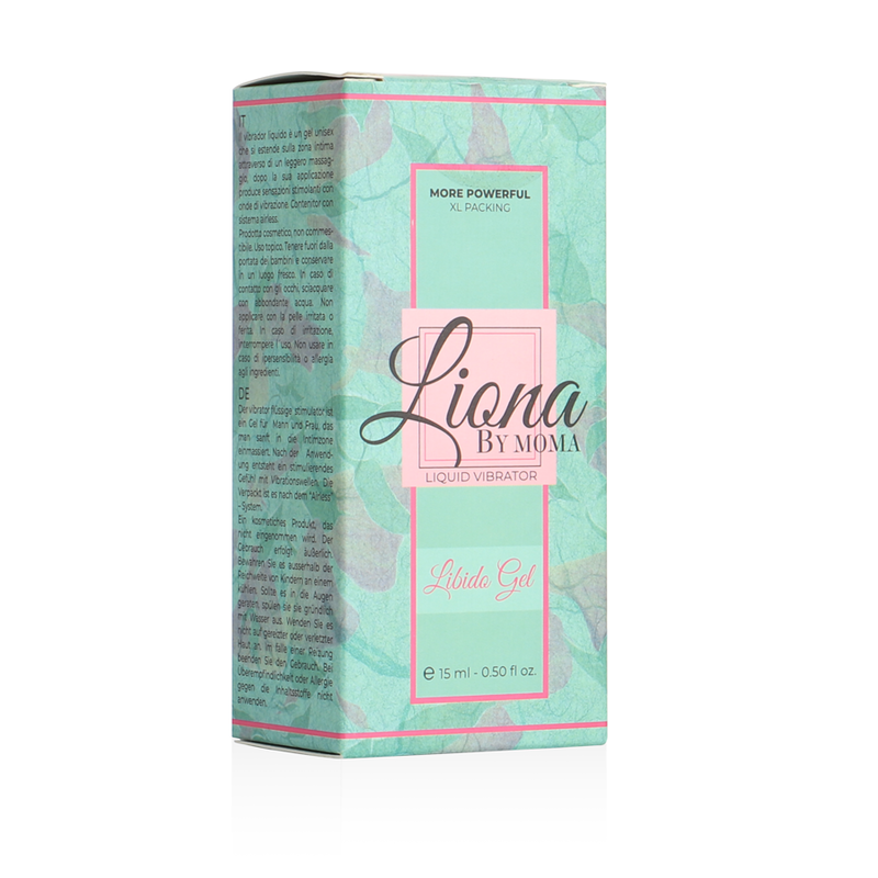 LIONA BY MOMA - VIBRATORE LIQUIDO LIBIDO GEL 15 ML - LIONA BY MOMA | Lingerie Harness Boutique