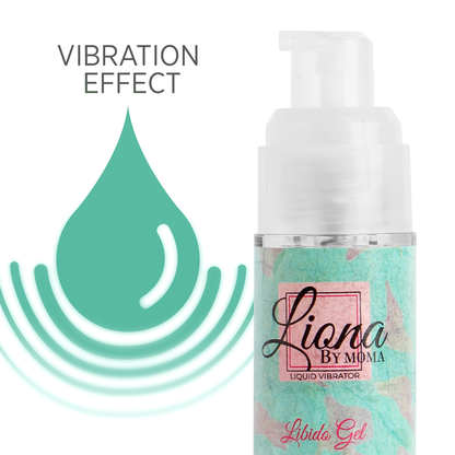 LIONA BY MOMA - VIBRATORE LIQUIDO LIBIDO GEL 15 ML - LIONA BY MOMA | Lingerie Harness Boutique