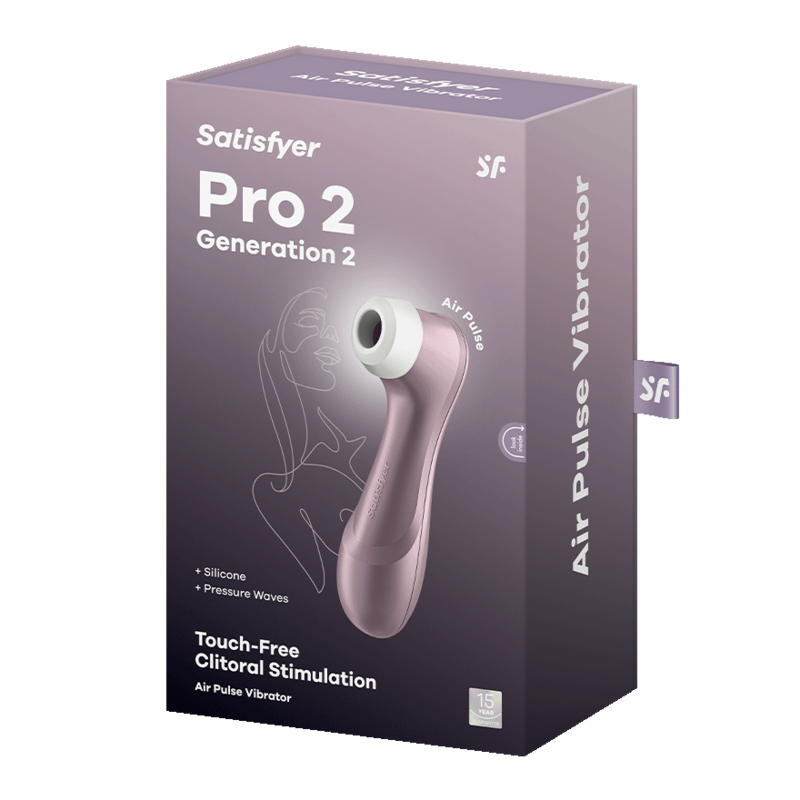 SATISFYER - STIMOLATORE PRO 2 BLU - SATISFYER AIR PULSE | Lingerie Harness Boutique