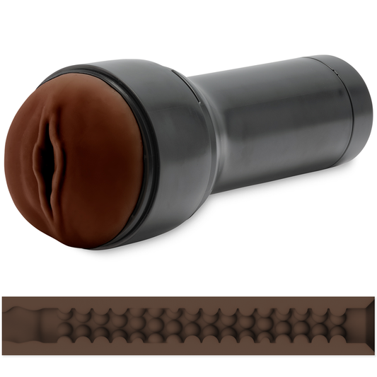 KIIROO - FEEL STROKER MASTURBATOR STIMULATOR - DARK BROWN 