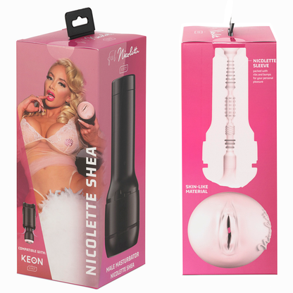 KIIROO - KEON + FEEL NICOLETTE SHEA STROKER + LUBRIFICANTE DI QUALIT AQUA 50 ML - KIIROO | Lingerie Harness Boutique