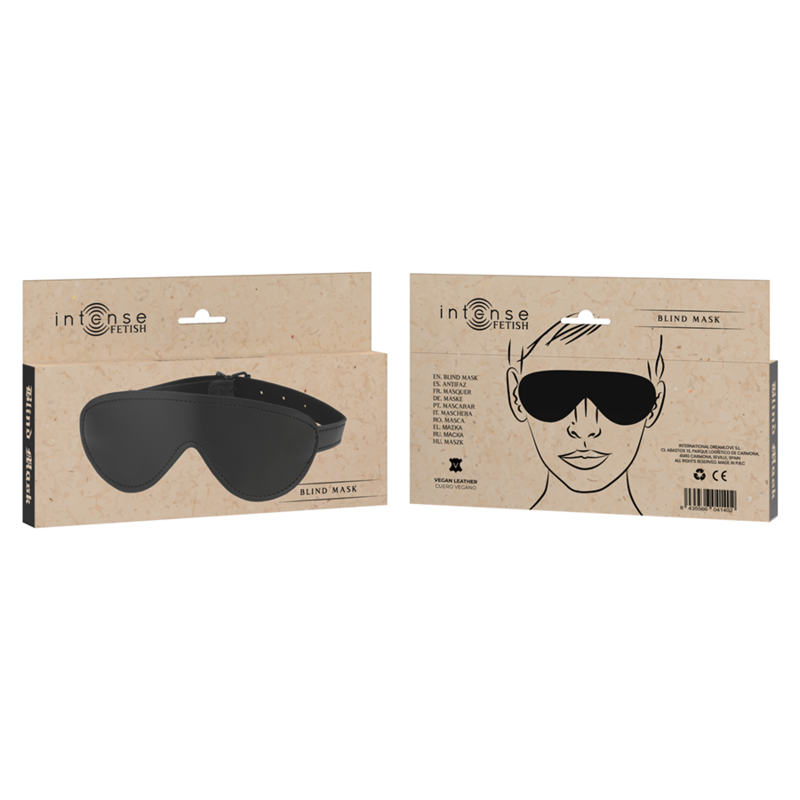 INTENSE - FETISH MASCHERA CIECA VEGANA - INTENSE FETISH | Lingerie Harness Boutique