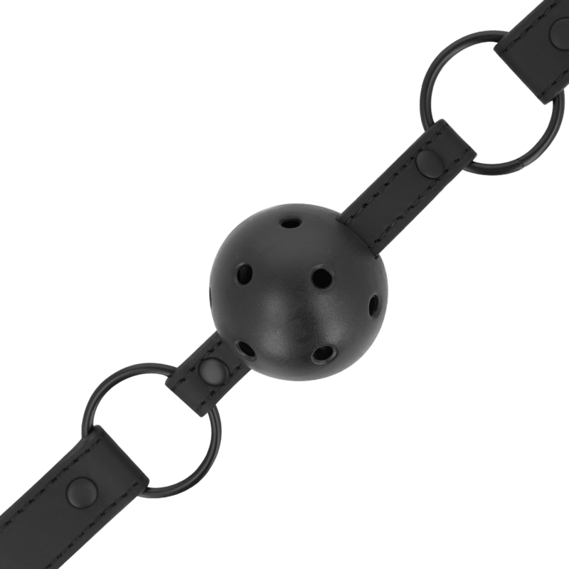 INTENSE - FETISH BALL GAG IN PELLE VEGANA - INTENSE FETISH | Lingerie Harness Boutique