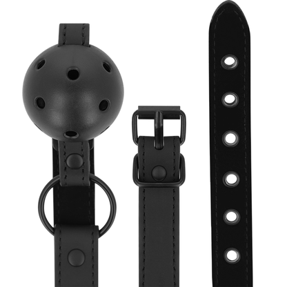 INTENSE - FETISH BALL GAG IN PELLE VEGANA - INTENSE FETISH | Lingerie Harness Boutique