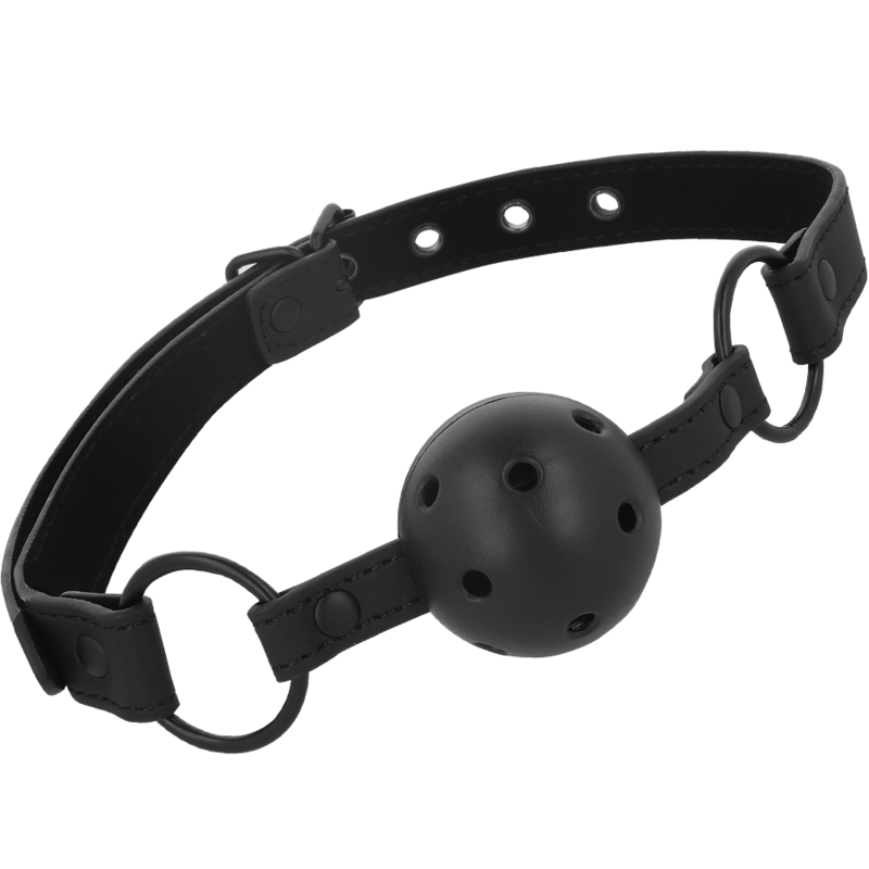 INTENSE - FETISH BALL GAG IN PELLE VEGANA - INTENSE FETISH | Lingerie Harness Boutique