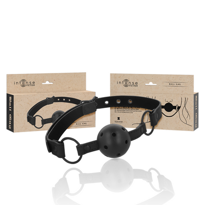 INTENSE - FETISH BALL GAG IN PELLE VEGANA - INTENSE FETISH | Lingerie Harness Boutique