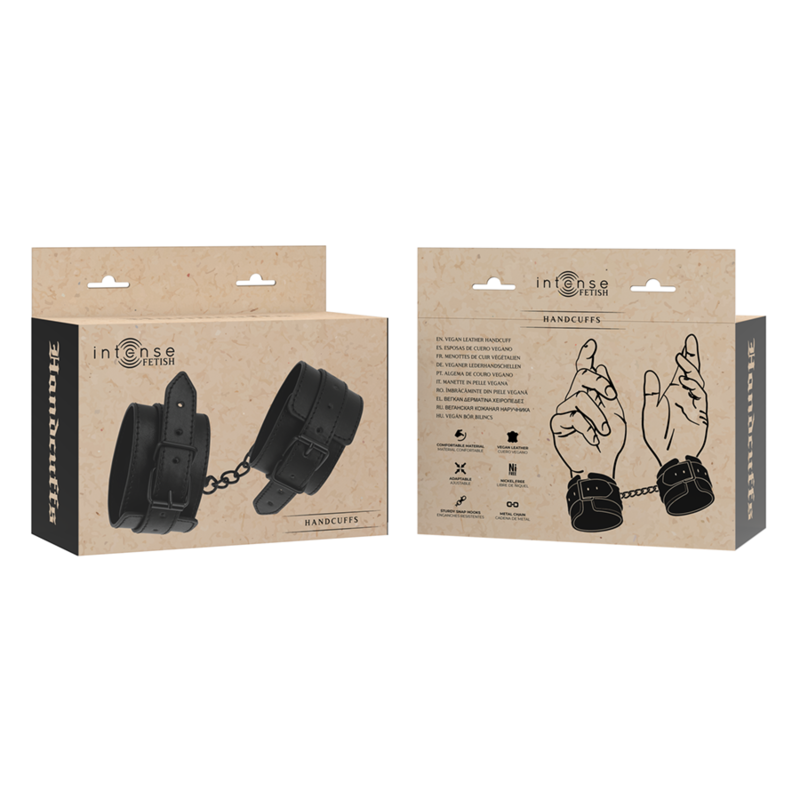 INTENSE - FETISH MANETTE IN PELLE VEGANA - INTENSE FETISH | Lingerie Harness Boutique