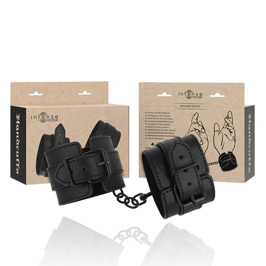 INTENSE - FETISH MANETTE IN PELLE VEGANA - INTENSE FETISH | Lingerie Harness Boutique