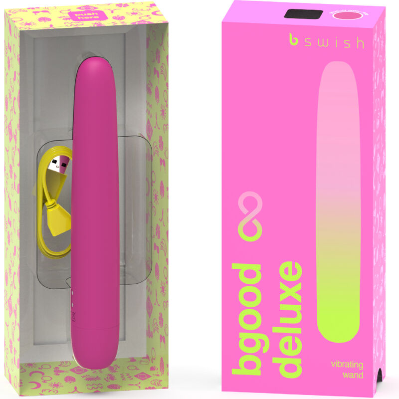 B SWISH - BGOOD INFINITE DELUXE RECHARGEABLE SILICONE VIBRATOR PINK