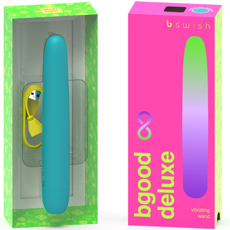 B SWISH - BGOOD INFINITE DELUXE VIBRATORE RICARICABILE IN SILICONE BLU - B SWISH | Lingerie Harness Boutique