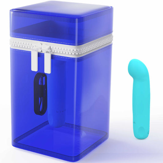 B SWISH - RECHARGEABLE SILICONE VIBRATOR BLUE BCUTE CURVE INFINITE CLASSIC LIMITED EDITION