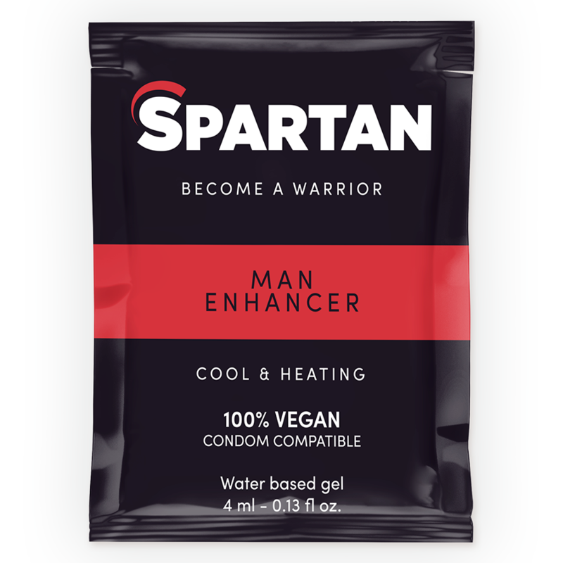 SPARTAN - GEL POTENZIATORE DELL''EREZIONE CON EFFETTO FREDDO-CALDO 100% VEGANO 4ML - SPARTAN | Lingerie Harness Boutique