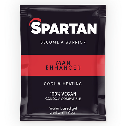 SPARTAN - GEL POTENZIATORE DELL''EREZIONE CON EFFETTO FREDDO-CALDO 100% VEGANO 4ML - SPARTAN | Lingerie Harness Boutique
