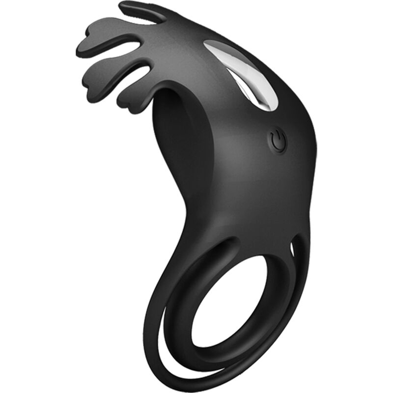 PRETTY LOVE - RUBEN VIBRATING RING 7 VIBRATIONS IN BLACK SILICONE