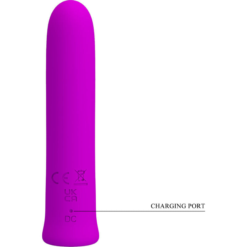 PRETTY LOVE - VIBRATORE CURTIS MINI SUPER POWER 12 VIBRAZIONI IN SILICONE VIOLETTO - PRETTY LOVE FLIRTATION | Lingerie Harness Boutique