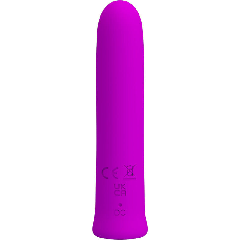 PRETTY LOVE - CURTIS MINI SUPER POWER VIBRATOR 12 VIBRATIONS IN VIOLET SILICONE