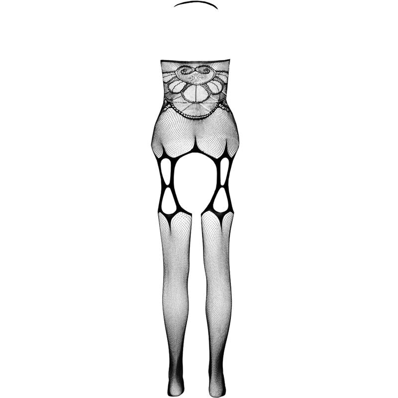 PASSION - COLLEZIONE ECO BODYSTOCKING ECO BS002 BIANCO - PASSION WOMAN BODYSTOCKINGS | Lingerie Harness Boutique