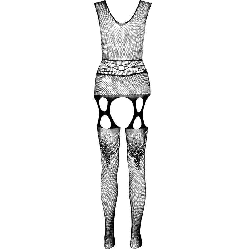 PASSION - COLLEZIONE ECO BODYSTOCKING ECO BS014 BIANCO - PASSION WOMAN BODYSTOCKINGS | Lingerie Harness Boutique