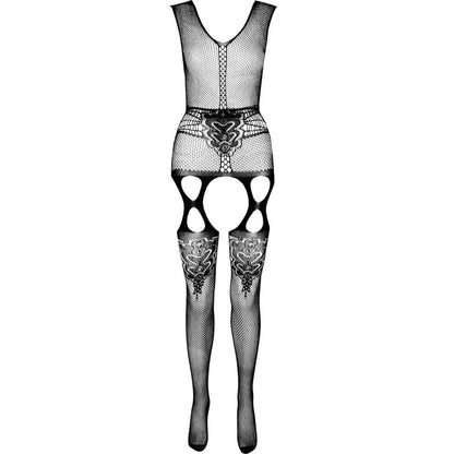PASSION - COLLEZIONE ECO BODYSTOCKING ECO BS014 BIANCO - PASSION WOMAN BODYSTOCKINGS | Lingerie Harness Boutique