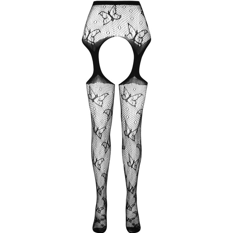 PASSION - COLLEZIONE ECO BODYSTOCKING ECO S001 ROSSO - PASSION WOMAN GARTER & STOCK | Lingerie Harness Boutique