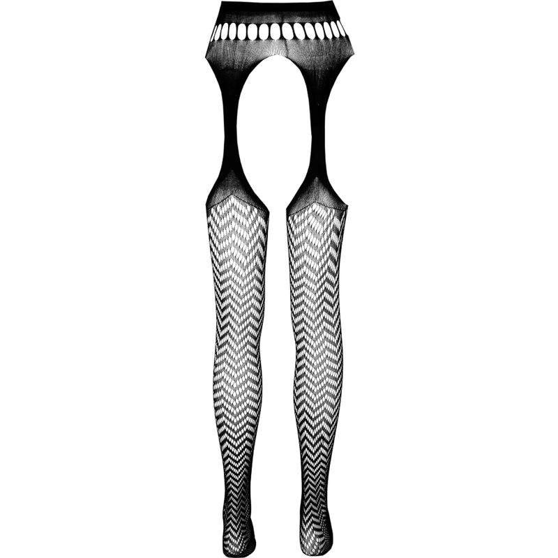 PASSION - COLLEZIONE ECO BODYSTOCKING ECO S002 BIANCO - PASSION WOMAN GARTER & STOCK | Lingerie Harness Boutique