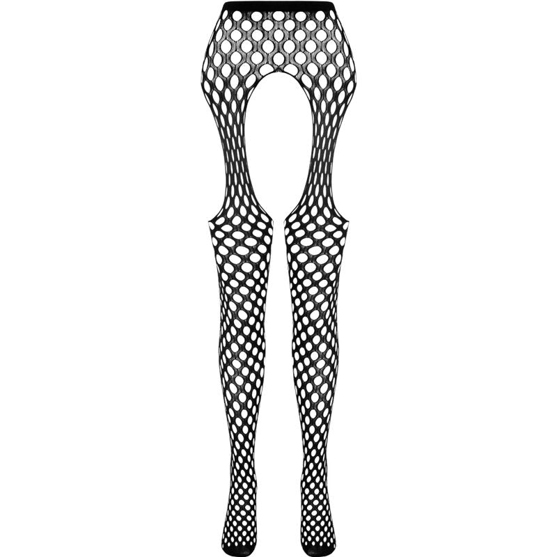 PASSION - COLLEZIONE ECO BODYSTOCKING ECO S003 BIANCO - PASSION WOMAN GARTER & STOCK | Lingerie Harness Boutique