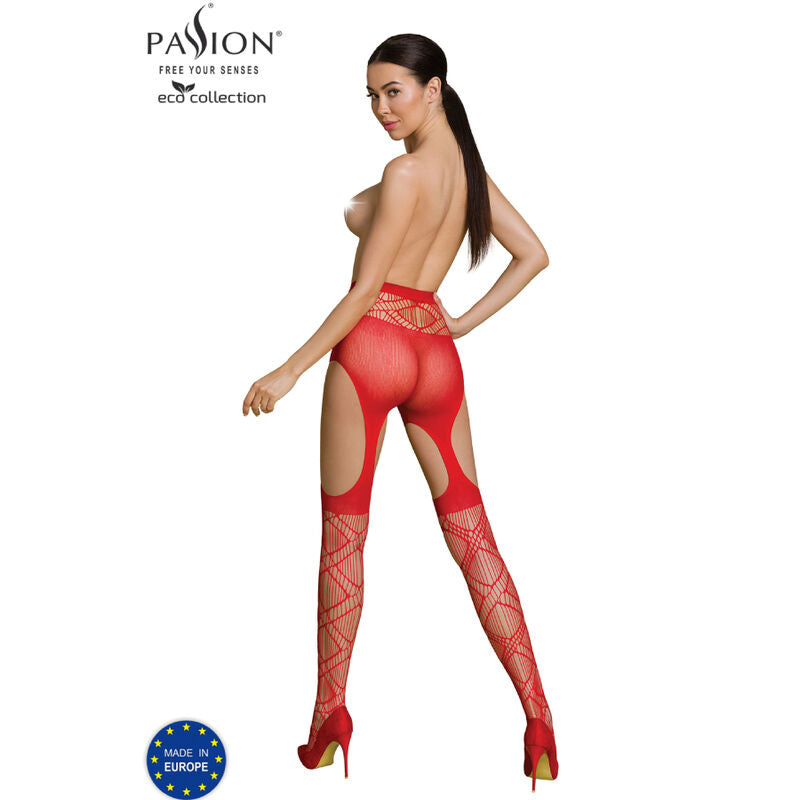 PASSION - COLLEZIONE ECO BODYSTOCKING ECO S005 NERO