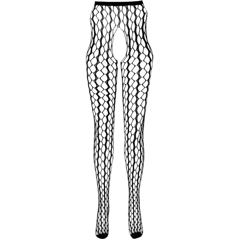 PASSION - COLLEZIONE ECO BODYSTOCKING ECO S007 BIANCO - PASSION WOMAN GARTER & STOCK | Lingerie Harness Boutique