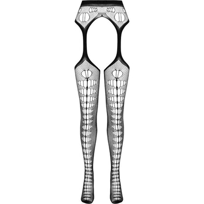 PASSION - COLLEZIONE ECO BODYSTOCKING ECO S008 BIANCO - PASSION WOMAN GARTER & STOCK | Lingerie Harness Boutique