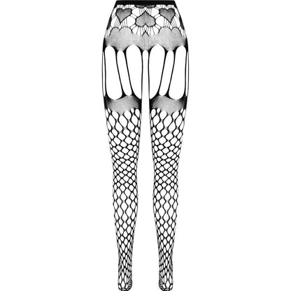 PASSION - COLLEZIONE ECO BODYSTOCKING ECO S009 BIANCO - PASSION WOMAN GARTER & STOCK | Lingerie Harness Boutique