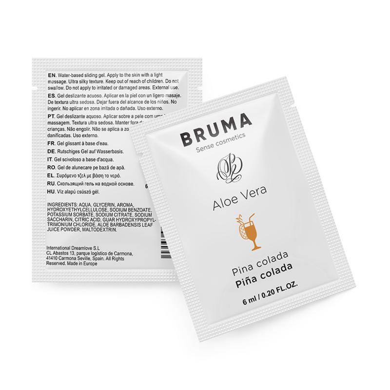 BRUMA - ALOE VERA SLIDING GEL PINA COLADA FLAVOUR 6 ML