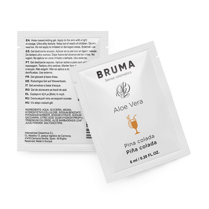 BRUMA - GEL SCORREVOLE ALOE VERA GUSTO PINA COLADA 6 ML - BRUMA | Lingerie Harness Boutique