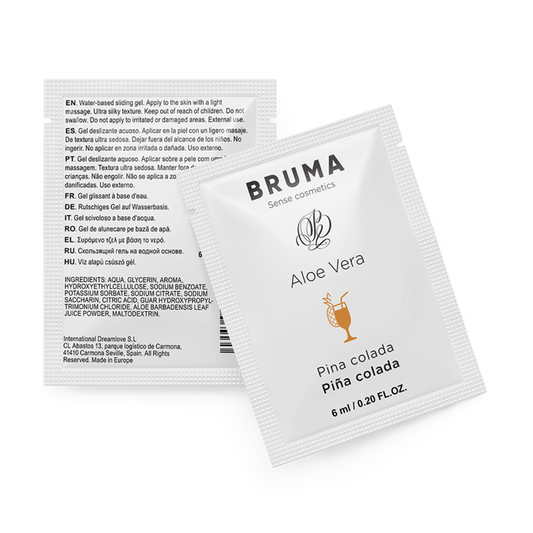 BRUMA - GEL SCORREVOLE ALOE VERA GUSTO PINA COLADA 6 ML - BRUMA | Lingerie Harness Boutique
